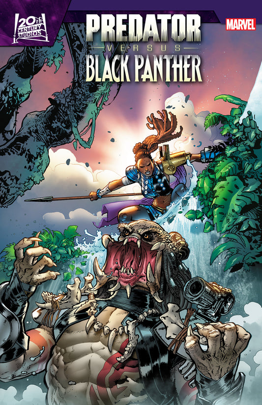 PREDATOR VS. BLACK PANTHER #3 ANDREI BRESSAN VARIANT image