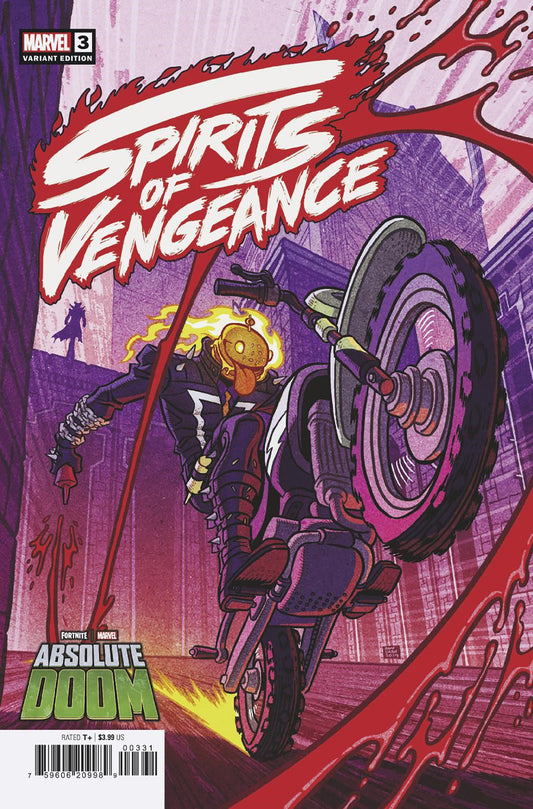 SPIRITS OF VENGEANCE #3 AFU CHAN MARVEL FORTNITE GHOST RIDURR VARIANT image