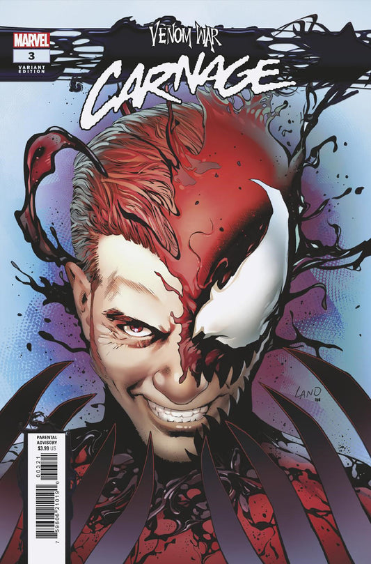 VENOM WAR: CARNAGE #3 GREG LAND VARIANT [VW] image