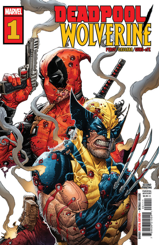 Deadpool Wolverine #1 2nd Print Joshua Cassara Variant