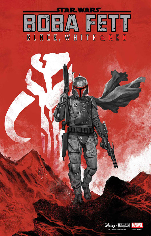 STAR WARS: BOBA FETT - BLACK, WHITE & RED #2 SKAN VARIANT