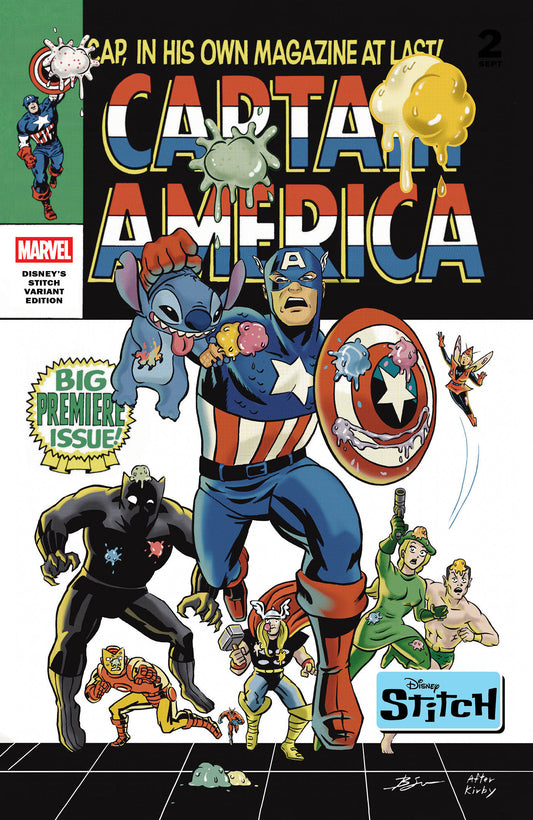 Captain America #3 Ben Su Disney Stitch Variant - Image