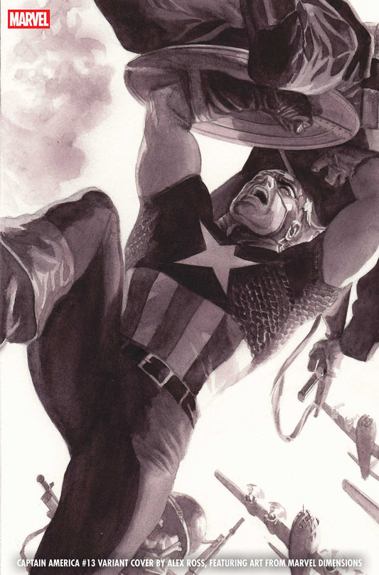 Captain America #13 Alex Ross Marvel Dimensions Variant [Arm] - Image
