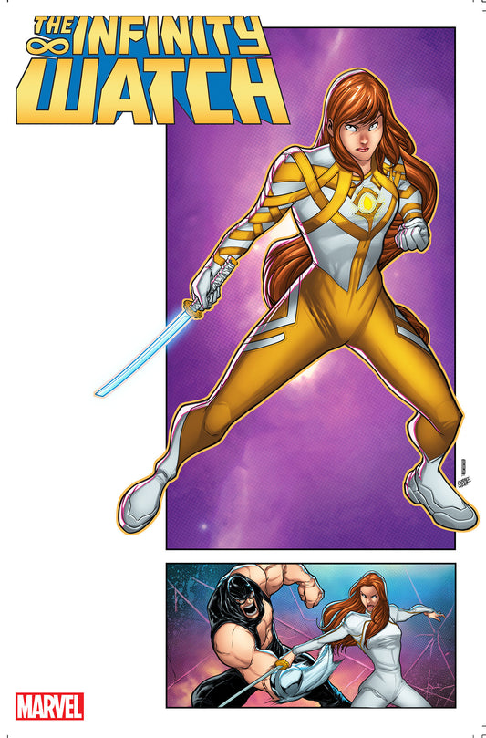 INFINITY WATCH #1 DAVID BALDEON HANDBOOK HOMAGE VARIANT image