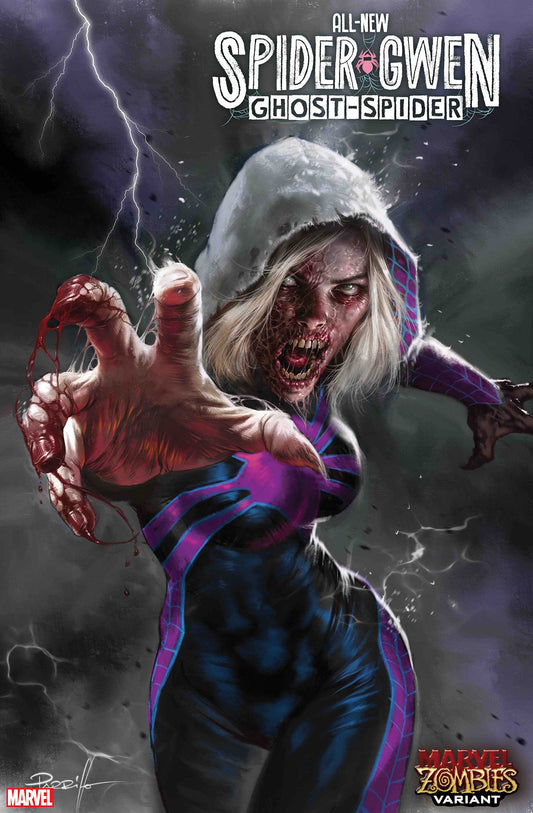 ALL-NEW SPIDER-GWEN: THE GHOST-SPIDER #3 LUCIO PARRILLO MARVEL ZOMBIES VARIANT
