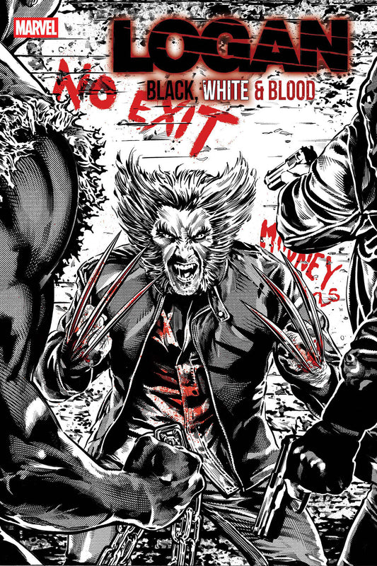 Logan: Black, White & Blood #2 Stephen Mooney Variant - Image