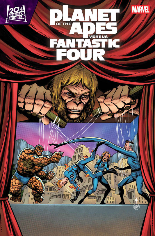 Planet Of The Apes Vs. Fantastic Four #3 Marcus To Homage Variant - Image