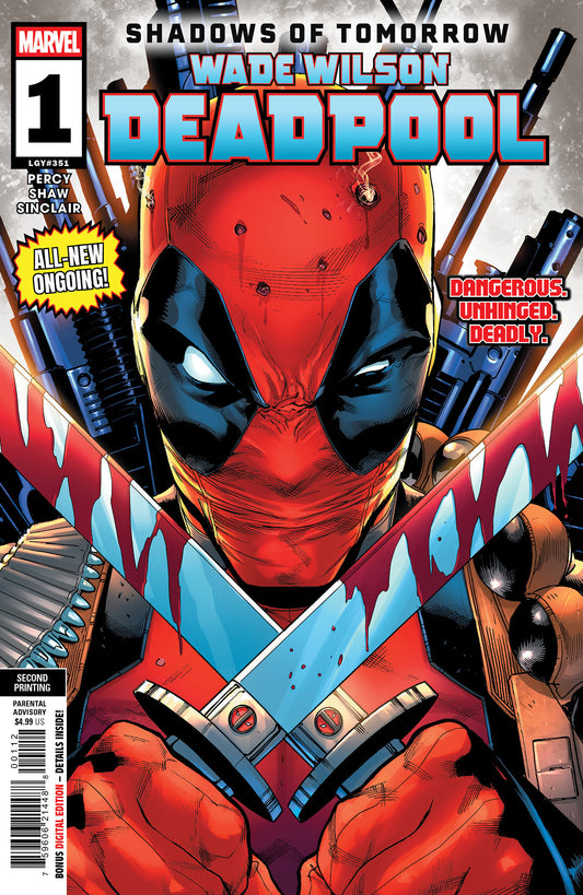 Wade Wilson: Deadpool #1 Geoff Shaw 2nd Printing Variant - Image