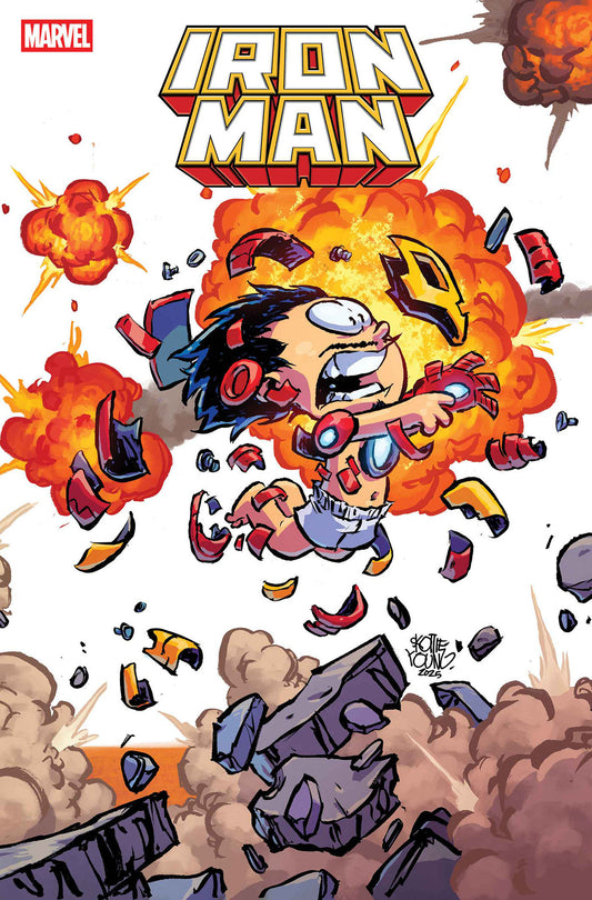 Iron Man #4 Skottie Young 4-Part Connecting Variant - Image