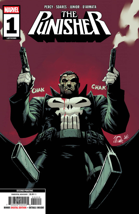 PUNISHER #1 RYAN STEGMAN 2ND PRINTING VARIANT