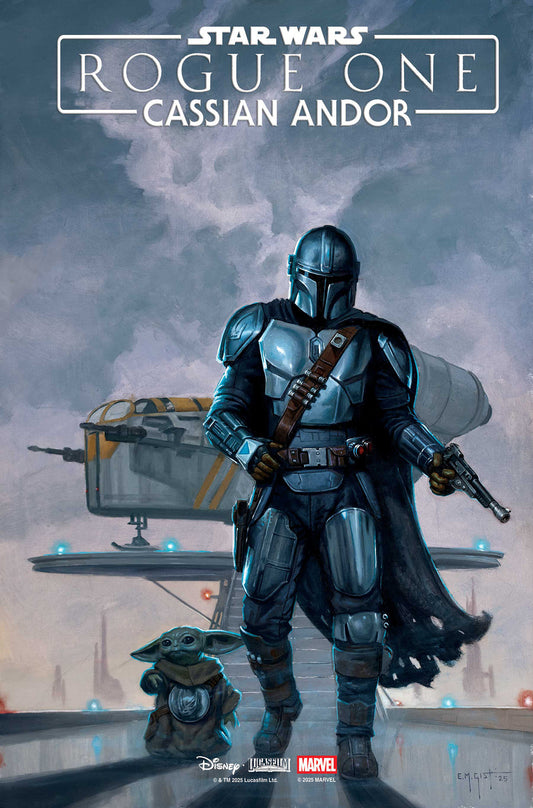 Star Wars: Rogue One - Cassian Andor #1 E.M. Gist Mandalorian & Grogu Variant - Image