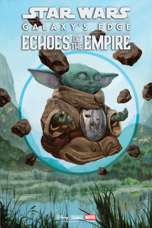 Star Wars: Galaxy's Edge - Echoes Of The Empire #1 E.M. Gist Mandalorian & Grogu Variant - Image