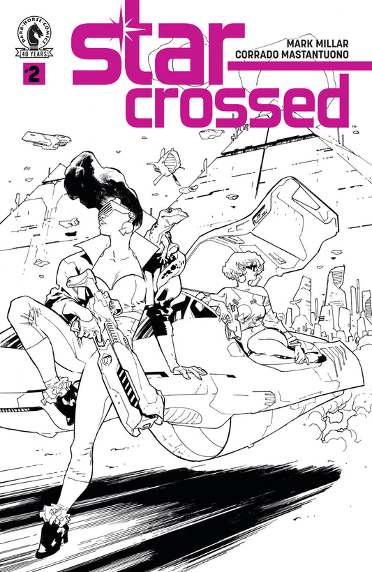 Star-Crossed #2 (Cvr B) (B&W) (Stuart Immonen) - Image