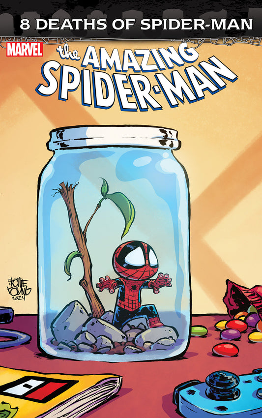 AMAZING SPIDER-MAN #65 SKOTTIE YOUNG 8 DEATHS OF SPIDER-MAN VARIANT image