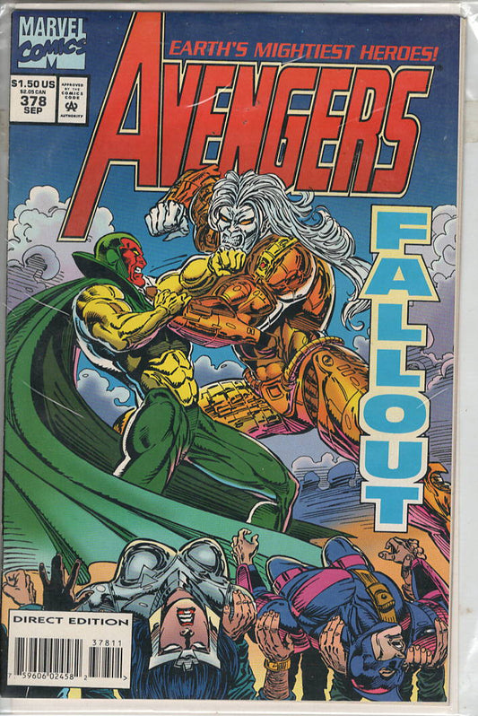 Pre-Owned - The Avengers #378  (September 1994) Scanned Image Pop Weasel Pre-Owned Comics