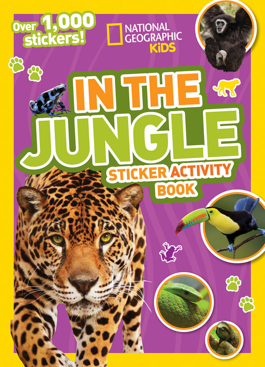National Geographic Kids In the Jungle Sticker Activity Book image