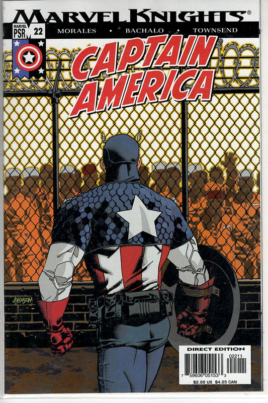 Pre-Owned - Captain America #22  (March 2004) Scanned Image Pop Weasel Pre-Owned Comics