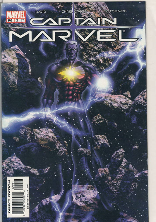 Pre-Owned - Captain Marvel #2 (37)  (December 2002) Scanned Image Pop Weasel Pre-Owned Comics