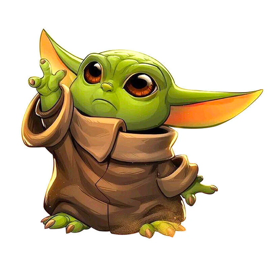 Quordle Puzzles: Baby Yoda Wooden Puzzle S