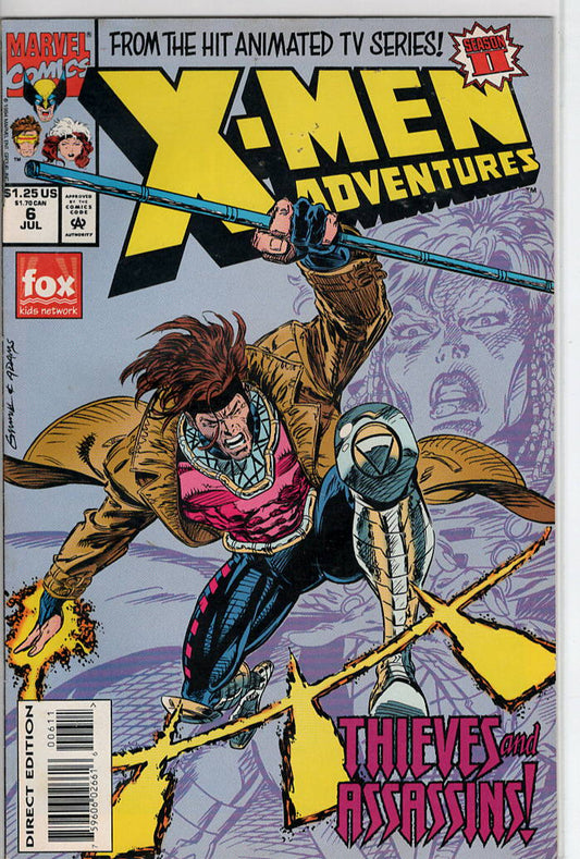 Pre-Owned - X-Men Adventures [II] #6  (July 1994) Scanned Image Pop Weasel Pre-Owned Comics