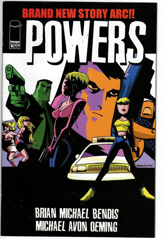 Pre-Owned - Powers #15  (November 2001) Scanned Image Pop Weasel Pre-Owned Comics