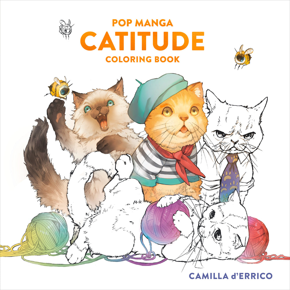 Pop Manga Catitude Coloring Book - Image - Colouring Book - Image - Pop Weasel