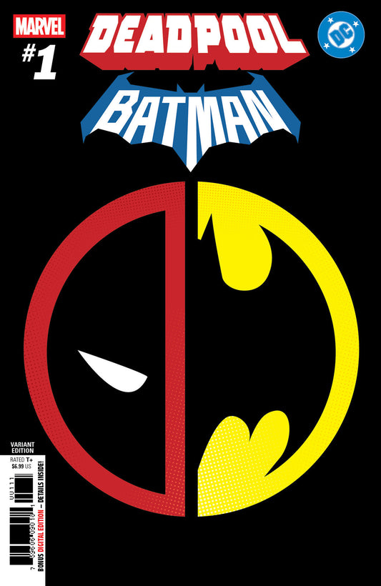 MARVEL/DC: DEADPOOL/BATMAN #1 INSIGNIA MASHUP VARIANT - Image