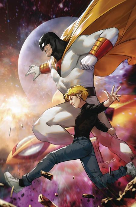 Space Ghost Jonny Quest Space Quest #2  R Inc 1:20 Derrik Chew Virgin Var - Image