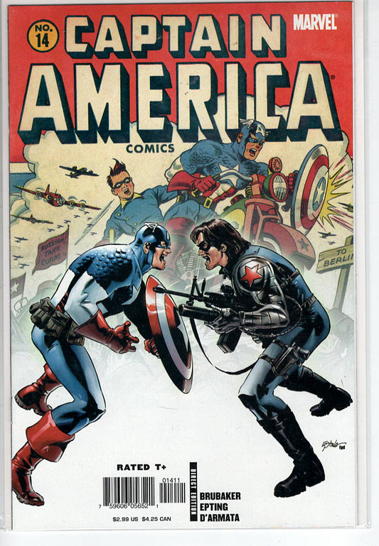 Pre-Owned - Captain America #14  (April 2006) Scanned Image Pop Weasel Pre-Owned Comics