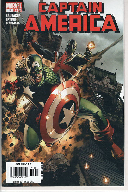 Pre-Owned - Captain America #19  (August 2006) Scanned Image Pop Weasel Pre-Owned Comics