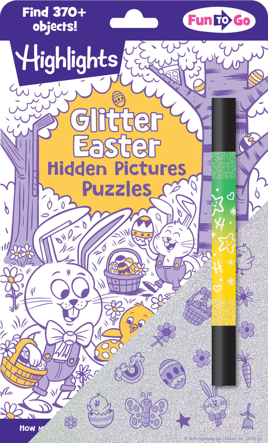 Glitter Easter Hidden Pictures Puzzles - Image