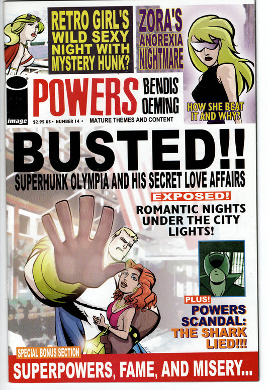 Pre-Owned - Powers #14  (October 2001) Scanned Image Pop Weasel Pre-Owned Comics