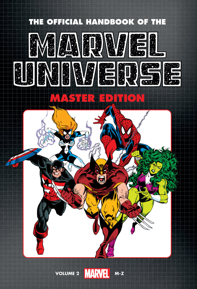 Official Handbook Of The Marvel Universe: Master Edition Omnibus Vol. 2 Heroes Cover | Hardcover - Image - Graphic Novels - Image - Pop Weasel