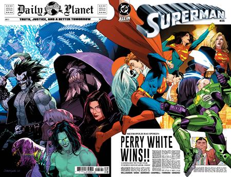 Superman #25  H Dan Mora Foil Var - Image