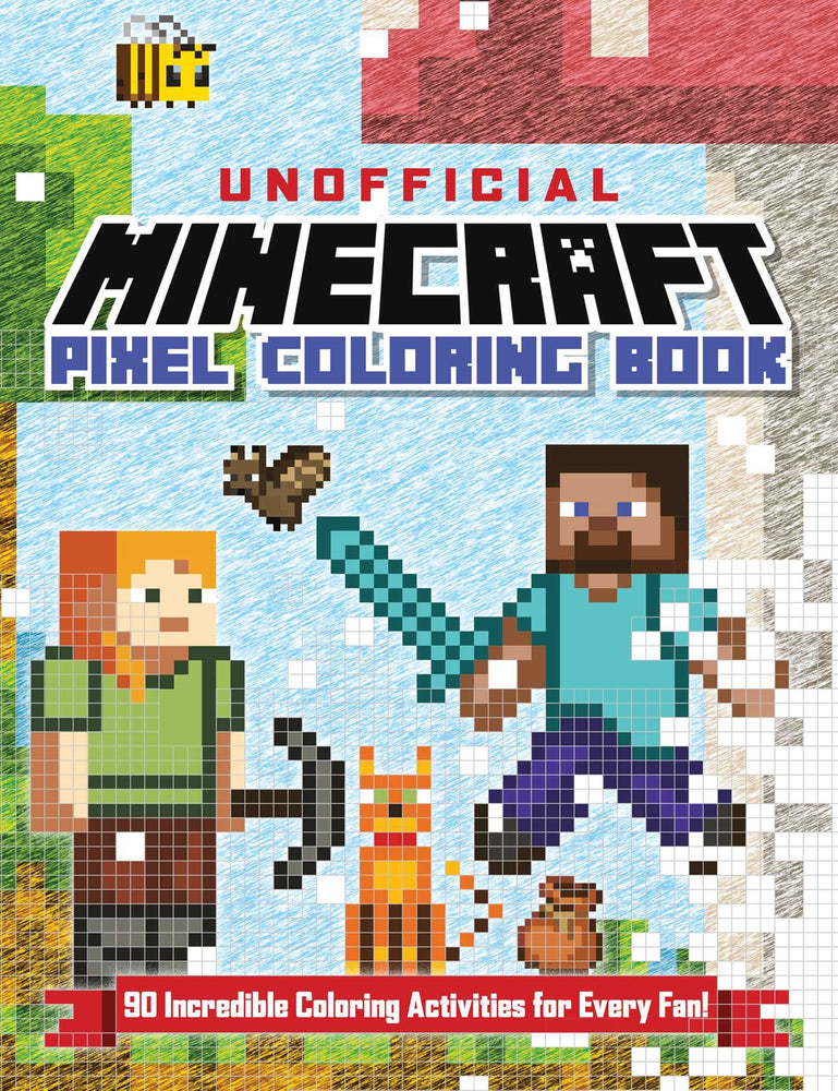The Unofficial Minecraft Pixel Coloring Book: Volume 1 - Books - Image - Pop Weasel