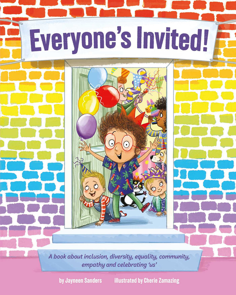 Everyone's Invited: A book about inclusion, diversity, equality, community, empathy and celebrating 'us' - Childrens Books - Image - Pop Weasel
