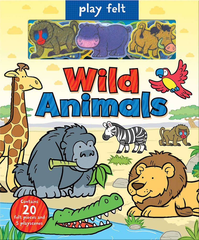 Wild Animals (Play Felt) - Childrens Books - Image - Pop Weasel