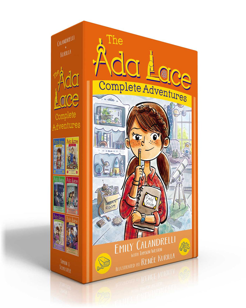 The Ada Lace Complete Adventures (Boxed Set): Ada Lace, on the Case; Ada Lace Sees Red; Ada Lace, Take Me to Your Leader; Ada Lace and the Imposs - Childrens Books - Image - Pop Weasel