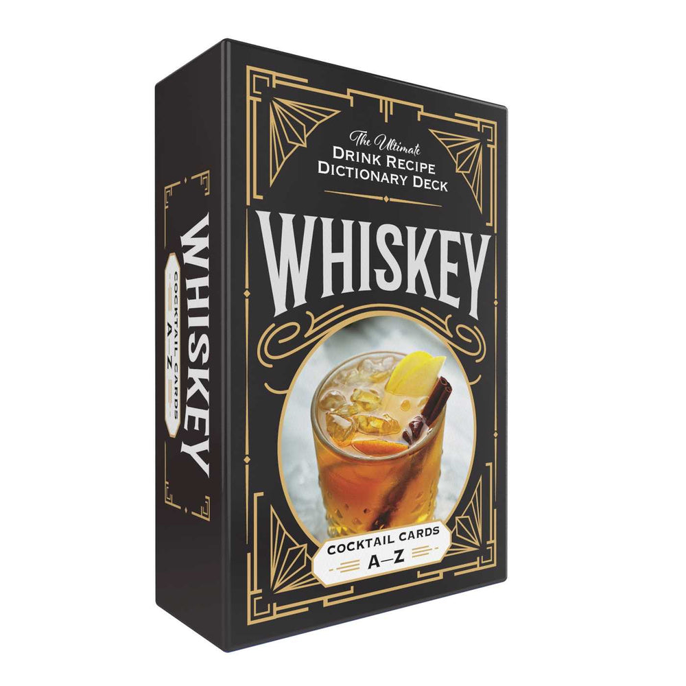 Whiskey Cocktail Cards A-Z: The Ultimate Drink Recipe Dictionary Deck - Books - Image - Pop Weasel