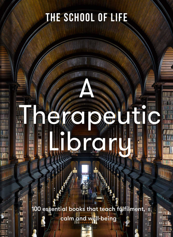 Therapeutic Library: 100 Essential Books That Teach Fulfilment, Calm and Wellbeing - Books - Image - Pop Weasel