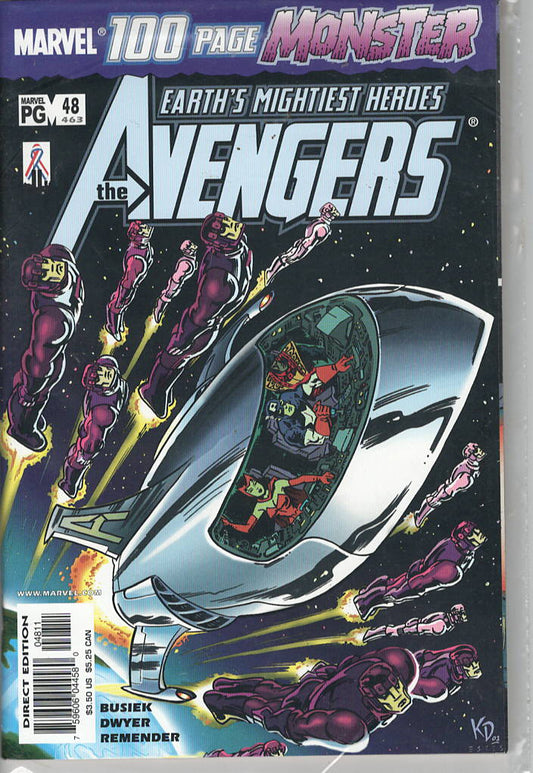Pre-Owned - Avengers #48 (463)  (January 2002) Scanned Image Pop Weasel Pre-Owned Comics