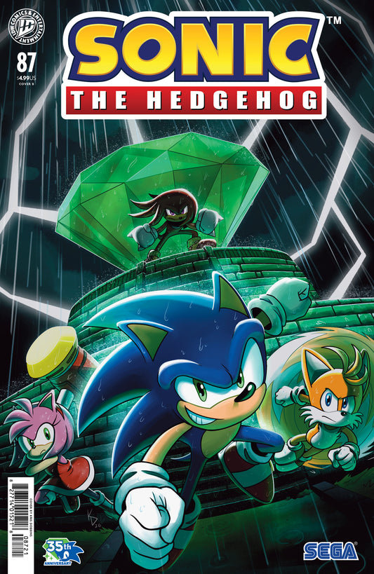 Sonic The Hedgehog #87 Variant B (Dobbins) - Image