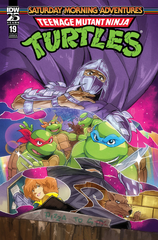 Teenage Mutant Ninja Turtles: Saturday Morning Adventures #19 Variant B (Arq) image