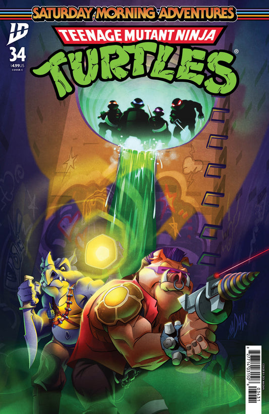 Teenage Mutant Ninja Turtles: Saturday Morning Adventures #34 Variant C (Madan) - Image