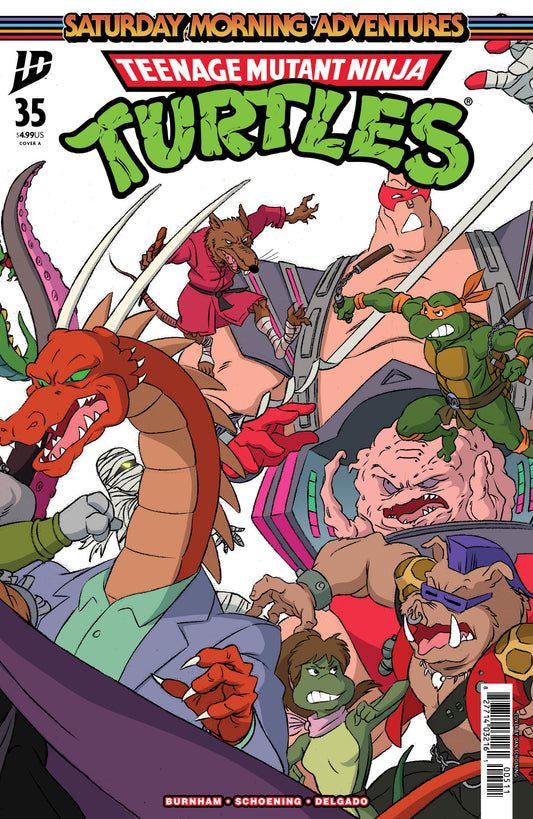 Teenage Mutant Ninja Turtles: Saturday Morning Adventures #35 Cover A (Schoening Connecting Cover Set) - Image