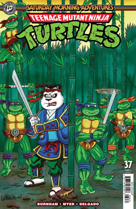 Teenage Mutant Ninja Turtles: Saturday Morning Adventures #37 Variant D Foil (Lavigne) - Image