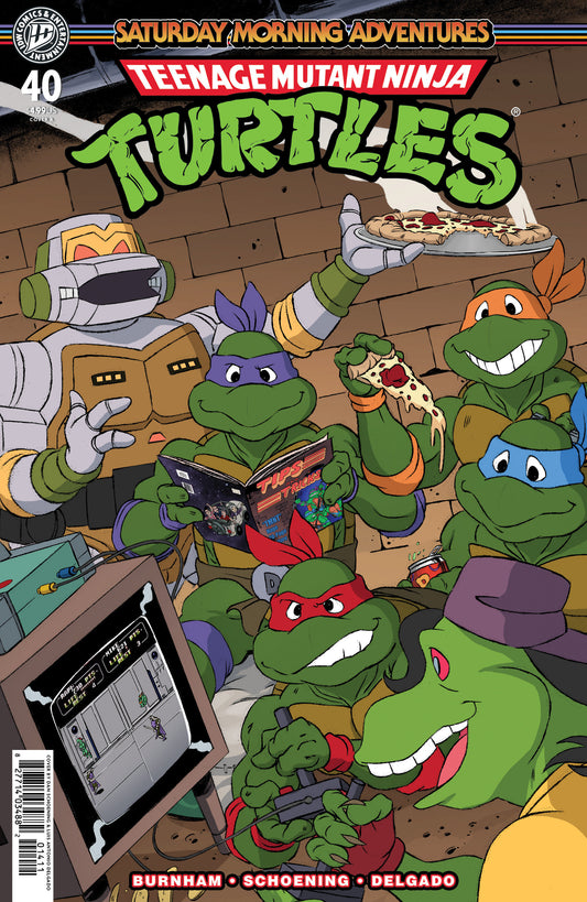 Teenage Mutant Ninja Turtles: Saturday Morning Adventures #40 Cover A (Schoening) - Image