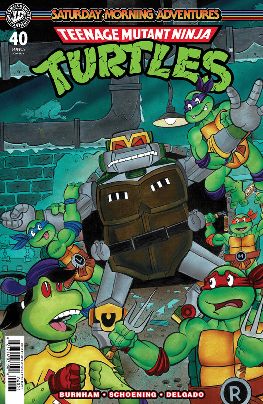 Teenage Mutant Ninja Turtles: Saturday Morning Adventures #40 Variant B (Lavigne) - Image