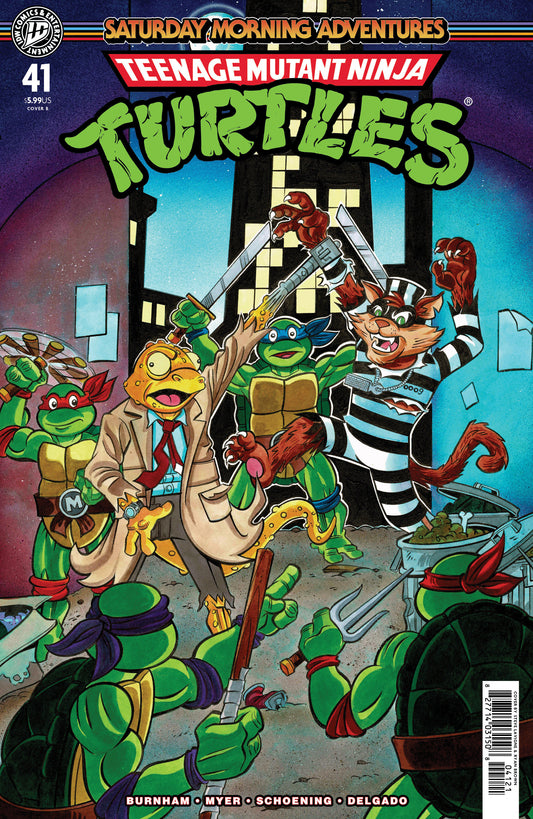 Teenage Mutant Ninja Turtles: Saturday Morning Adventures #41 Variant B (Lavigne) - Image