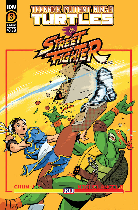 Teenage Mutant Ninja Turtles Vs. Street Fighter #3 Variant C (Reilly)